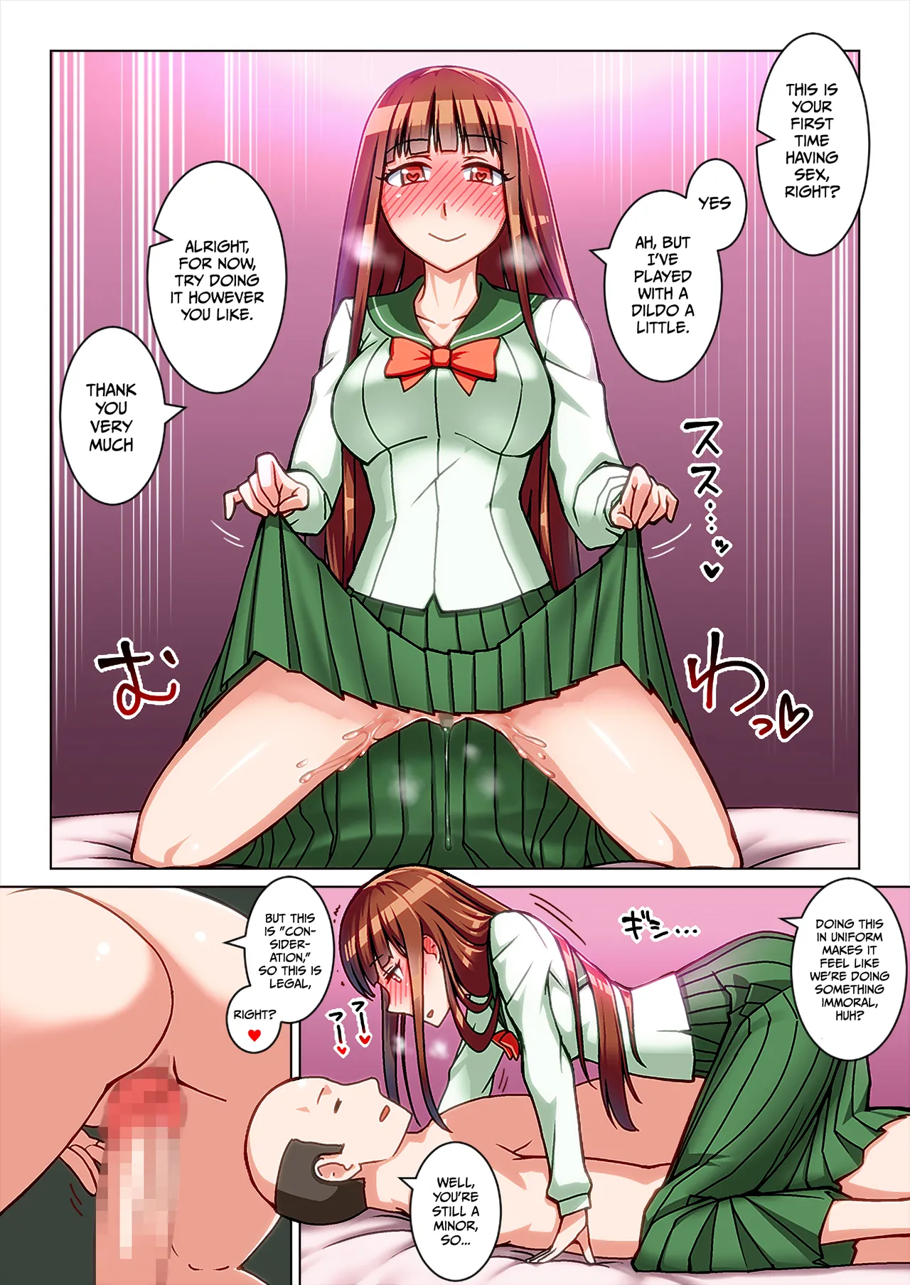 Hentai Manga Comic-Welcome to the World of Bitch Disease: Where an Old Man Is Shared by Girls-Read-25